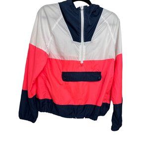 American Eagle Outfitters Color Block Windbreaker Jacket Sz Medium